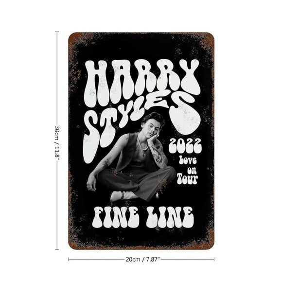 Harry Styles Metal Tin Sign Love On Tour - Picture 2 of 4